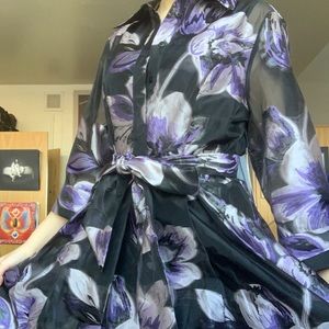 Tahari Button Up Dress